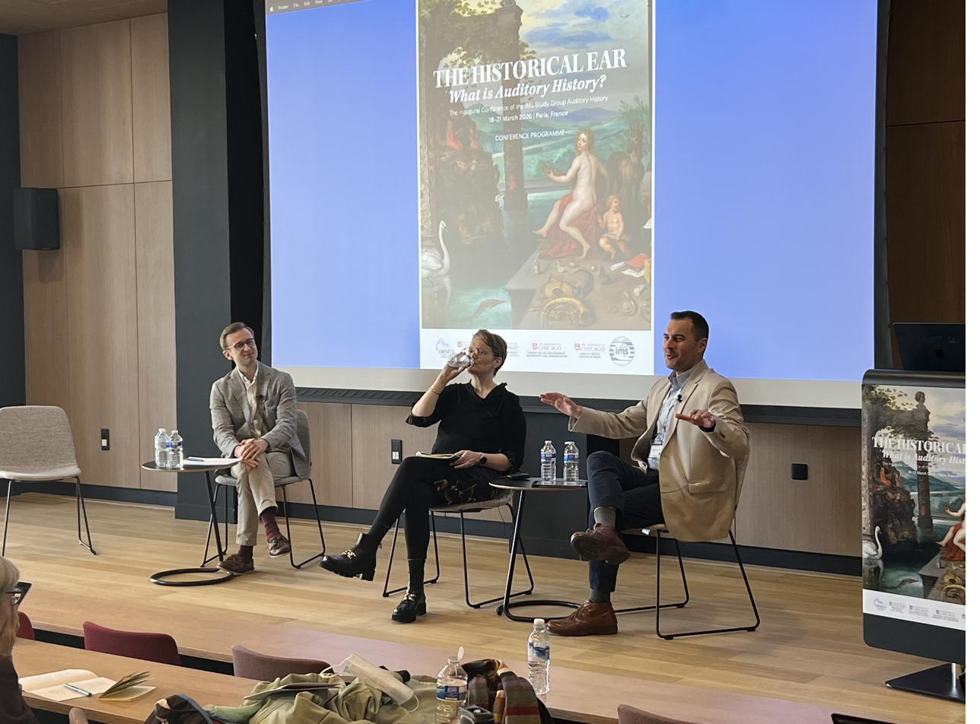 On a conference panel in Paris